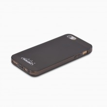 Walleva Black Transparent Case For iPhone 5/5S